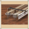 aluminium track profile sliding window,champagne window curtain rails sliding